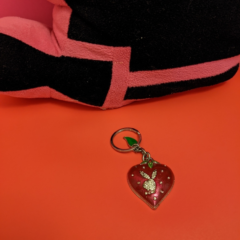 Sold Playboy strawberry keychain 🍓 - Picture 3 of 6
